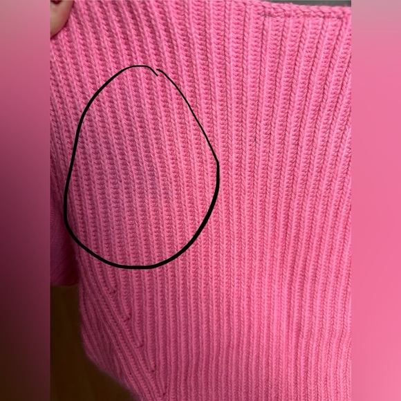 Topshop Pink Short Sleeve Sweater - US 8 - Picture 3 of 5